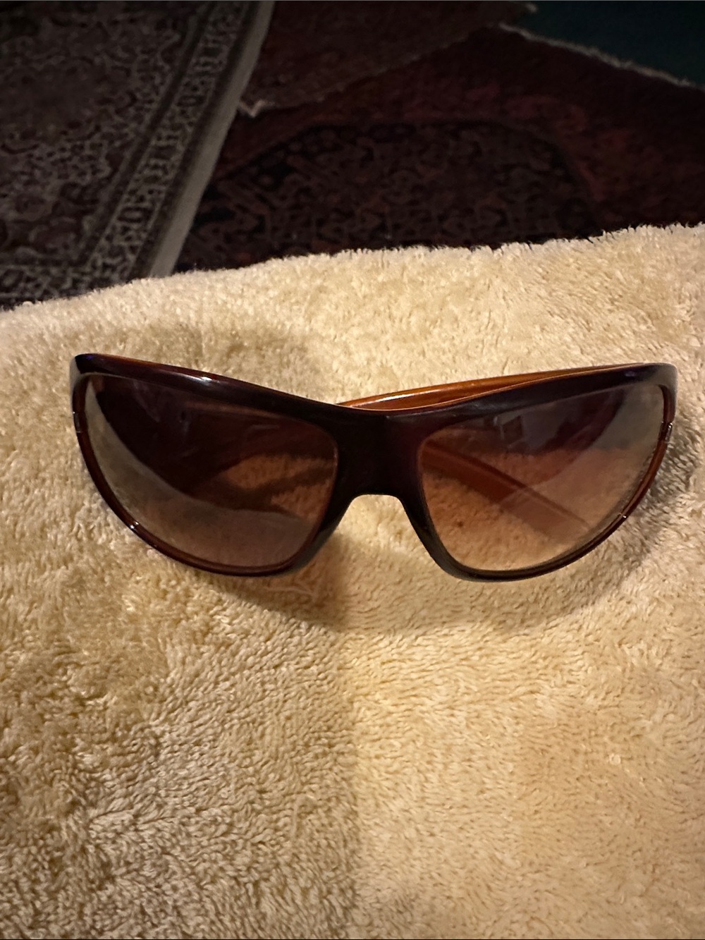 Prada Tortoiseshell Frame Sunglasses with Brown Lenses